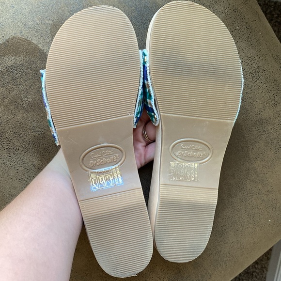 GANNI x Dr. Scholls | Perscura slide sandal in blue iris - Picture 2 of 4